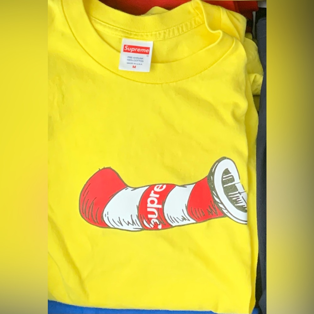 Supreme “cat & the hat” tee
